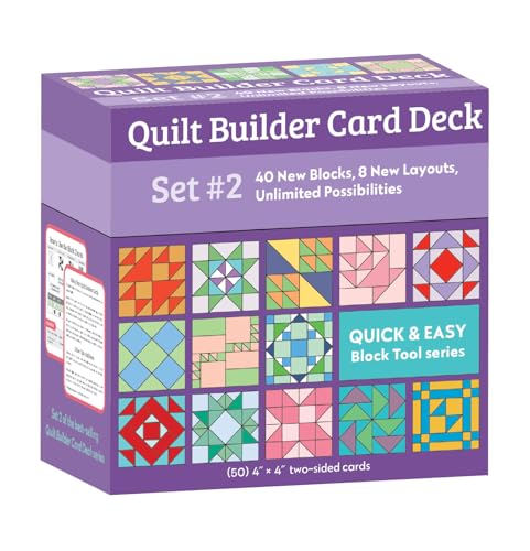 Quilt Builder Card Deck Set: 40 New Blocks, 8 New Layouts, Unlimited Possibilities (2) von C&T Publishing