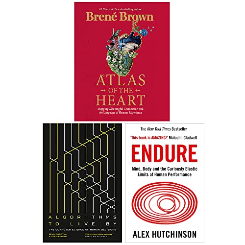 Atlas of the Heart [Hardcover], Algorithms to Live By & Endure 3 Books Collection Set