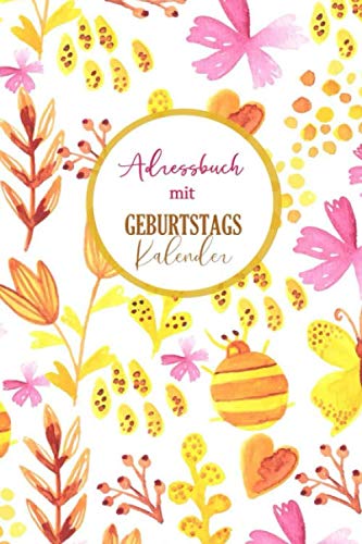 Adressbuch mit Geburtstagskalender: Telefonbuch mit Register a5 | Telefon & Adressbuchlein, Organizer mit A-Z Register (Adressen, Telefonnummern, Mailadressen, Geburtstagen von Bekannten und Freunden) Adressbuch mit Geburtstagskalender: Telefonbuch mit Register a5 | Telefon & Adressbuchlein, Organizer mit A-Z Register (Adressen, Telefonnummern, Mailadressen, Geburtstagen von Bekannten und Freunden)