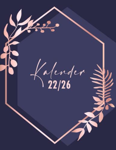 Kalender 2022-2026: Zeitplaner seit 5 Jahren | Terminkalender ab Januar 2022 bis Dezember 2026, 8.5x11 Zoll