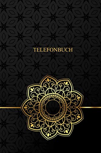 Telefonbuch: Kontaktbuch, 6x9 Zoll | Telefonbuch mit Platzen Für Name, Adresse, Telefon, Mobil, E-Mail und Geburtstag | Buch für die Aufnahme von über ... mit Telefonnummern alphabetisch geordnet von Independently published