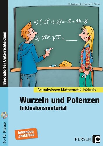 Wurzeln und Potenzen - Inklusionsmaterial: (5. bis 10. Klasse) (Grundwissen) von Persen Verlag i.d. AAP