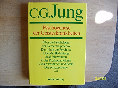 C.G.Jung, Gesammelte Werke. Bände 1-20 Hardcover: Gesammelte Werke, 20 Bde., Briefe, 3 Bde. und 3 Suppl.-Bde., in 30 Tl.-Bdn., Bd.3, Psychogenese der Geisteskrankheiten von Patmos Verlag