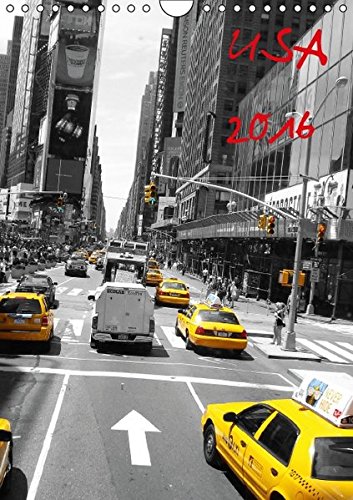 USA 2016 (Wandkalender 2016 DIN A4 hoch): Colorful Images (Monatskalender, 14 Seiten ) (CALVENDO Natur) von Calvendo
