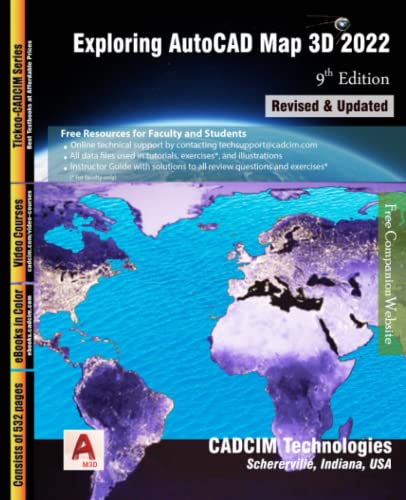 Exploring AutoCAD Map 3D 2022, 9th Edition