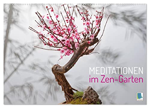Meditationen im Zen-Garten (Wandkalender 2024 DIN A2 quer), CALVENDO Monatskalender
