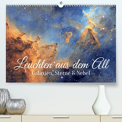 Galaxien, Sterne und Nebel: Leuchten aus dem All (hochwertiger Premium Wandkalender 2024 DIN A2 quer), Kunstdruck in Hochglanz