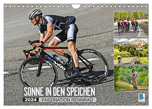 Sonne in den Speichen - Faszination Rennrad (Wandkalender 2024 DIN A4 quer), CALVENDO Monatskalender von CALVENDO