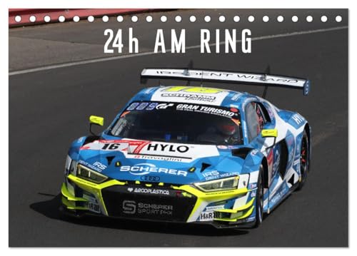 24h am Ring (Tischkalender 2025 DIN A5 quer), CALVENDO Monatskalender von CALVENDO