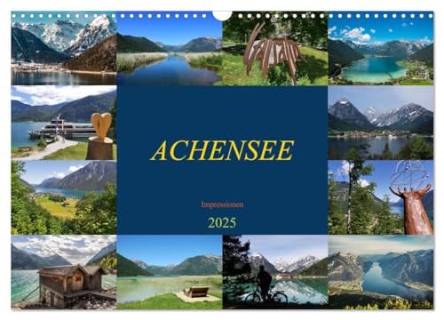 ACHENSEE Impressionen (Wandkalender 2025 DIN A3 quer), CALVENDO Monatskalender von CALVENDO