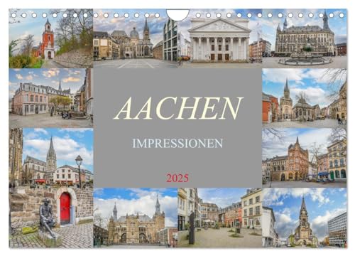 Aachen Impressionen (Wandkalender 2025 DIN A4 quer), CALVENDO Monatskalender von CALVENDO