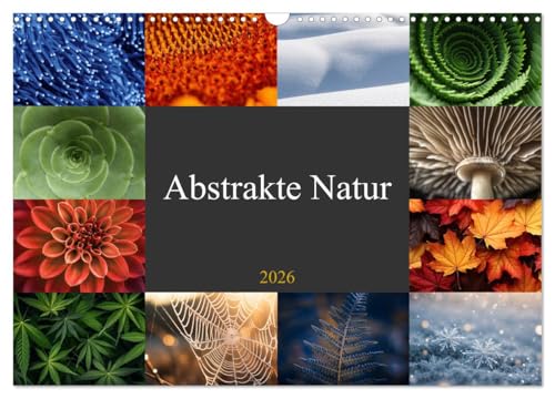 Abstrakte Natur (Wandkalender 2026 DIN A3 quer), CALVENDO Monatskalender von CALVENDO