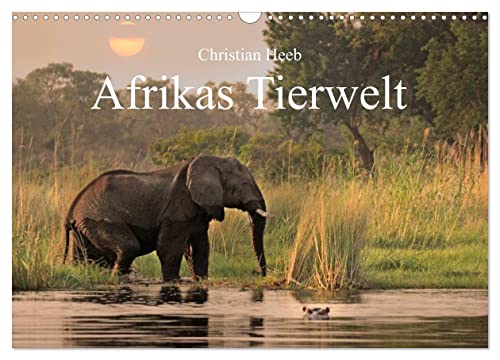 Afrikas Tierwelt Christian Heeb (Wandkalender 2026 DIN A3 quer), CALVENDO Monatskalender von CALVENDO