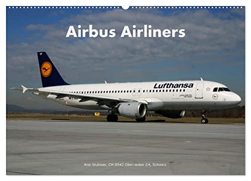 Airbus Airliners (Wandkalender 2025 DIN A2 quer), CALVENDO Monatskalender von CALVENDO