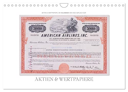 Aktien & Wertpapiere/CH-Version (Wandkalender 2025 DIN A4 quer), CALVENDO Monatskalender von CALVENDO