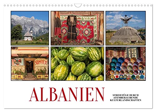 Albanien - Streifzüge durch atemberaubende Kulturlandschaften (Wandkalender 2025 DIN A3 quer), CALVENDO Monatskalender von CALVENDO