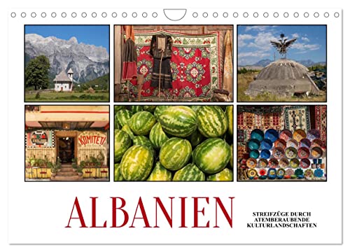 Albanien - Streifzüge durch atemberaubende Kulturlandschaften (Wandkalender 2025 DIN A4 quer), CALVENDO Monatskalender von CALVENDO