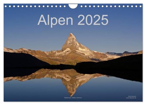 Alpen (Wandkalender 2025 DIN A4 quer), CALVENDO Monatskalender von CALVENDO