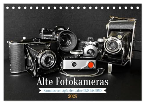 Alte Fotokameras - Kameras von Agfa der Jahre 1928 bis 1980 (Tischkalender 2025 DIN A5 quer), CALVENDO Monatskalender von CALVENDO