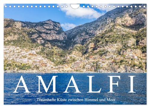 Amalfi - Traumhafte Küste zwischen Himmel und Meer (Wandkalender 2025 DIN A4 quer), CALVENDO Monatskalender von CALVENDO