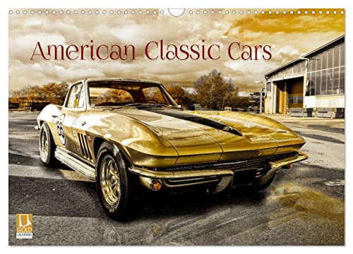 American Classic Cars (Wandkalender 2025 DIN A3 quer), CALVENDO Monatskalender von CALVENDO