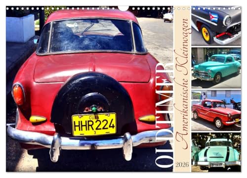 Amerikanische Kleinwagen - Oldtimer (Wandkalender 2026 DIN A3 quer), CALVENDO Monatskalender von CALVENDO