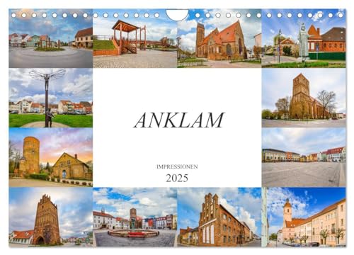 Anklam Impressionen (Wandkalender 2025 DIN A4 quer), CALVENDO Monatskalender von CALVENDO
