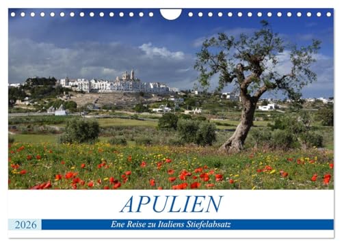 Apulien - Eine Reise zu Italiens Stiefelabsatz (Wandkalender 2026 DIN A4 quer), CALVENDO Monatskalender von CALVENDO