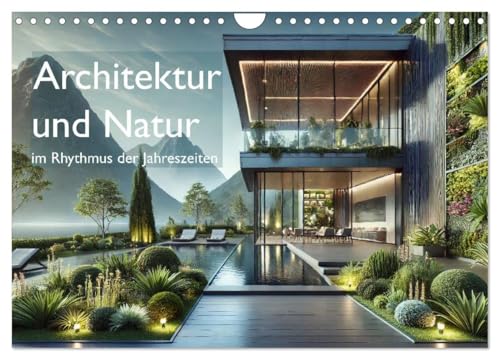 Architektur und Natur im Rhythmus der Jahreszeiten (Wandkalender 2026 DIN A4 quer), CALVENDO Monatskalender von CALVENDO