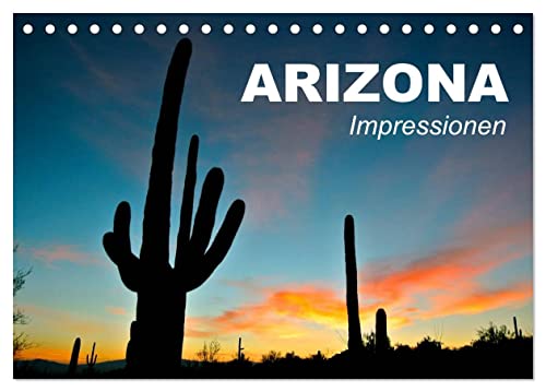 Arizona • Impressionen (Tischkalender 2025 DIN A5 quer), CALVENDO Monatskalender von CALVENDO