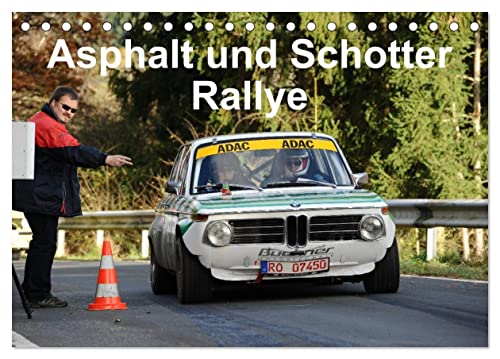 Asphalt und Schotter Rallye (Tischkalender 2025 DIN A5 quer), CALVENDO Monatskalender von CALVENDO