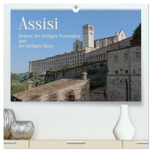 Assisi - Die Heimat des heiligen Franziskus und der heiligen Klara (hochwertiger Premium Wandkalender 2026 DIN A2 quer), Kunstdruck in Hochglanz von CALVENDO