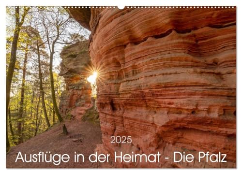 Ausflüge in der Heimat - Die Pfalz (Wandkalender 2025 DIN A2 quer), CALVENDO Monatskalender von CALVENDO