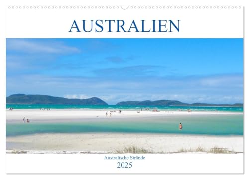 Australien - Australische Strände (Wandkalender 2025 DIN A2 quer), CALVENDO Monatskalender von CALVENDO