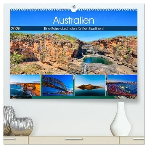 Australien - Travel The Gravel (hochwertiger Premium Wandkalender 2025 DIN A2 quer), Kunstdruck in Hochglanz: Eine Reise durch den fünften Kontinent (CALVENDO Orte) von Calvendo