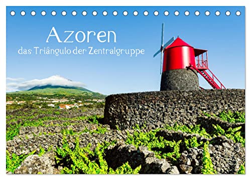 Azoren - das Triangulo der Zentralgruppe (Tischkalender 2025 DIN A5 quer), CALVENDO Monatskalender: Gehen Sie auf eine Bilderreise durch faszinierende Inseln der Azoren (CALVENDO Orte) von Calvendo