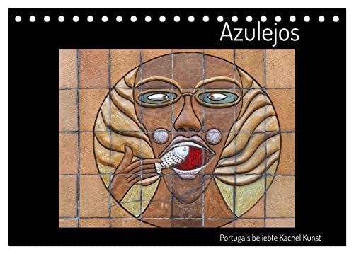 Azulejos - Portugals beliebte Kachel Kunst (Tischkalender 2025 DIN A5 quer), CALVENDO Monatskalender von CALVENDO