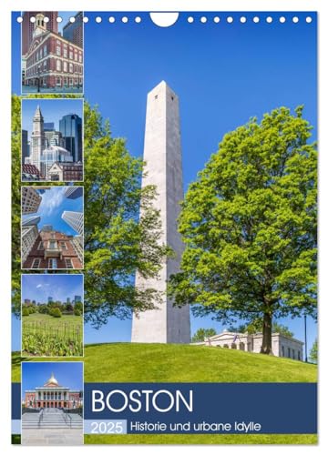 BOSTON Historie und urbane Idylle (Wandkalender 2025 DIN A4 hoch), CALVENDO Monatskalender von CALVENDO