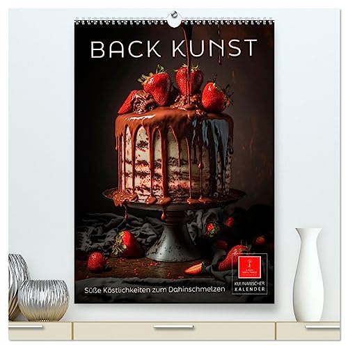 Back Kunst - Süße Köstlichkeiten zum Dahinschmelzen (hochwertiger Premium Wandkalender 2025 DIN A2 hoch), Kunstdruck in Hochglanz von CALVENDO