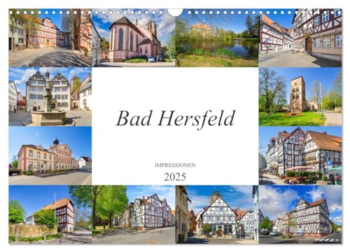 Bad Hersfeld Impressionen (Wandkalender 2025 DIN A3 quer), CALVENDO Monatskalender von CALVENDO