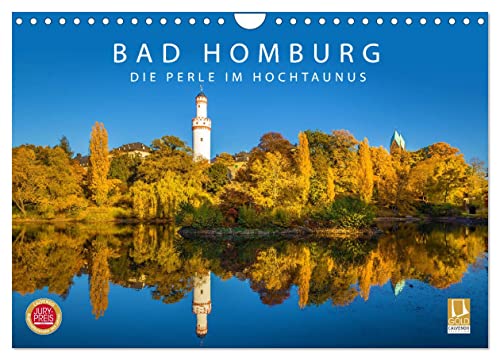 Bad Homburg - Die Perle im Hochtaunus (Wandkalender 2025 DIN A4 quer), CALVENDO Monatskalender von CALVENDO