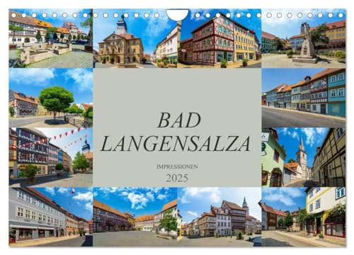 Bad Langensalza Impressionen (Wandkalender 2025 DIN A4 quer), CALVENDO Monatskalender von CALVENDO