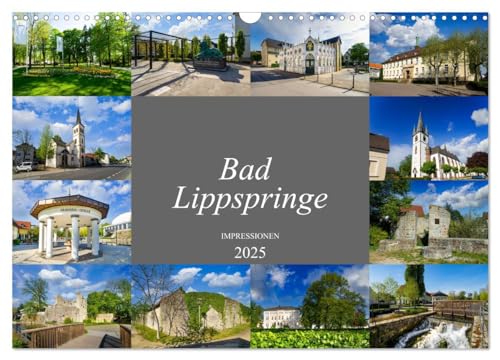 Bad Lippspringe Impressionen (Wandkalender 2025 DIN A3 quer), CALVENDO Monatskalender von CALVENDO