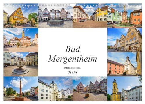 Bad Mergentheim Impressionen (Wandkalender 2025 DIN A3 quer), CALVENDO Monatskalender von CALVENDO