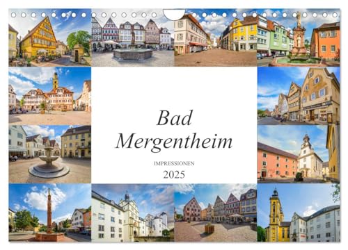 Bad Mergentheim Impressionen (Wandkalender 2025 DIN A4 quer), CALVENDO Monatskalender von CALVENDO