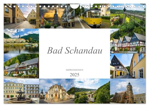 Bad Schandau Impressionen (Wandkalender 2025 DIN A4 quer), CALVENDO Monatskalender von CALVENDO