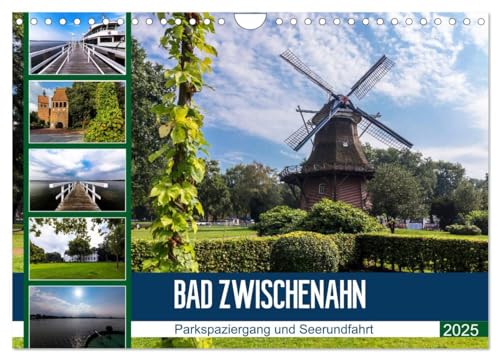 Bad Zwischenahn, Parkspaziergang und Seerundfahrt (Wandkalender 2025 DIN A4 quer), CALVENDO Monatskalender von CALVENDO