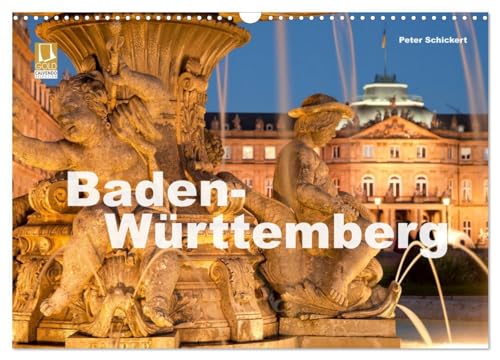 Baden-Württemberg (Wandkalender 2025 DIN A3 quer), CALVENDO Monatskalender: Das wunderschöne und vielseitige Bundesland im Südwesten Deutschlands auf 13 faszinierenden Farbfotos. (CALVENDO Orte) von CALVENDO