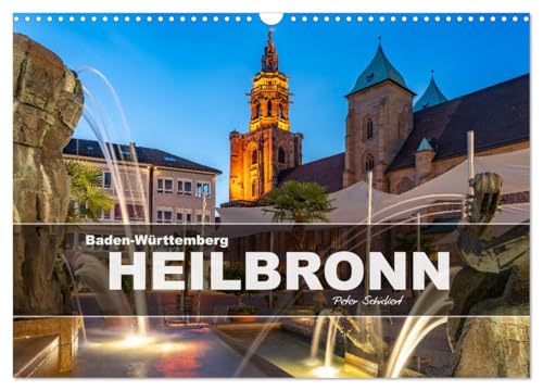 Baden-Württemberg - Heilbronn (Wandkalender 2025 DIN A3 quer), CALVENDO Monatskalender von CALVENDO