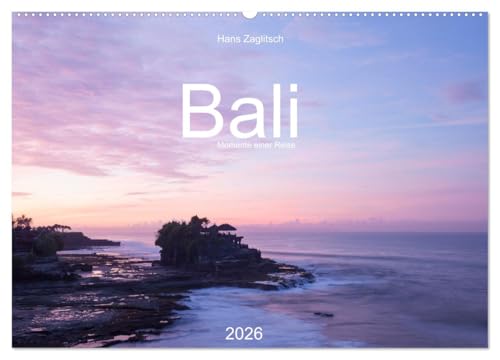 Bali - Momente einer Reise (Wandkalender 2026 DIN A2 quer), CALVENDO Monatskalender von CALVENDO